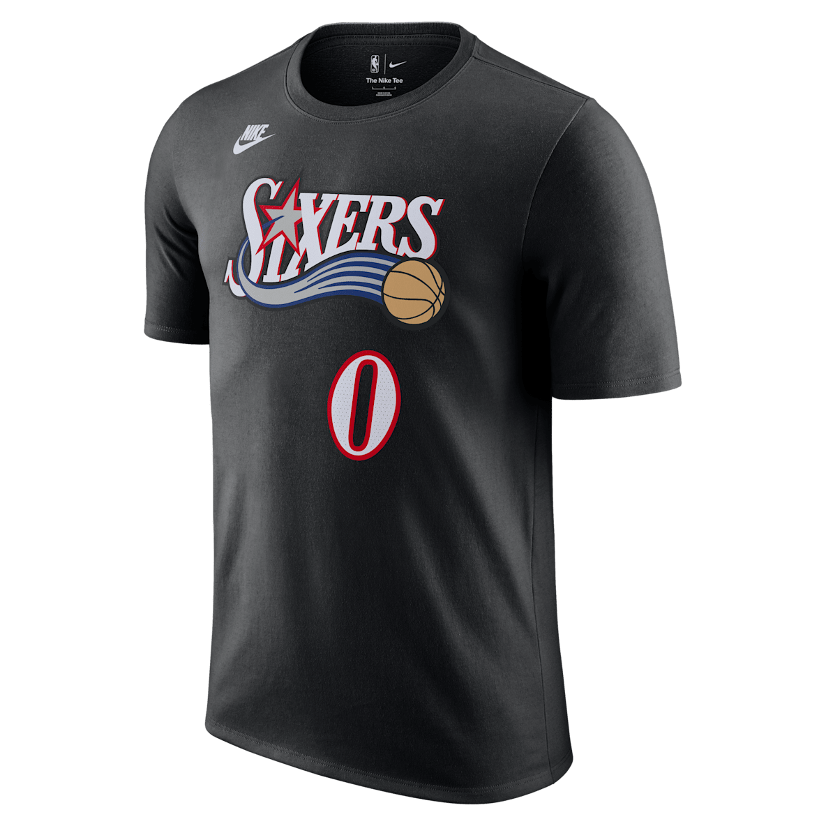 ナイキ メンズ Tシャツ 長袖 ロンT シクサーズ Philadelphia 76ers